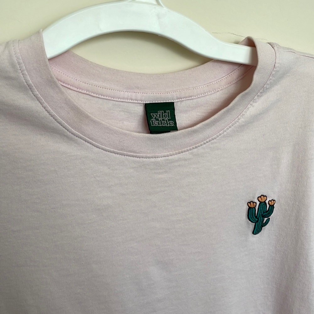 Wild Fable Women’s Short Sleeves Shrunken Boxy T-Shirt - Picture 2 of 9